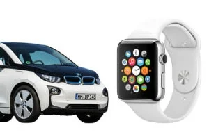 BMW i3 Apple wach
