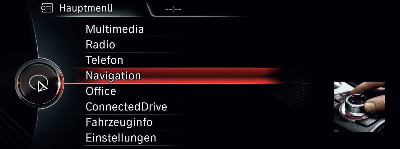 BMW Display Navigation