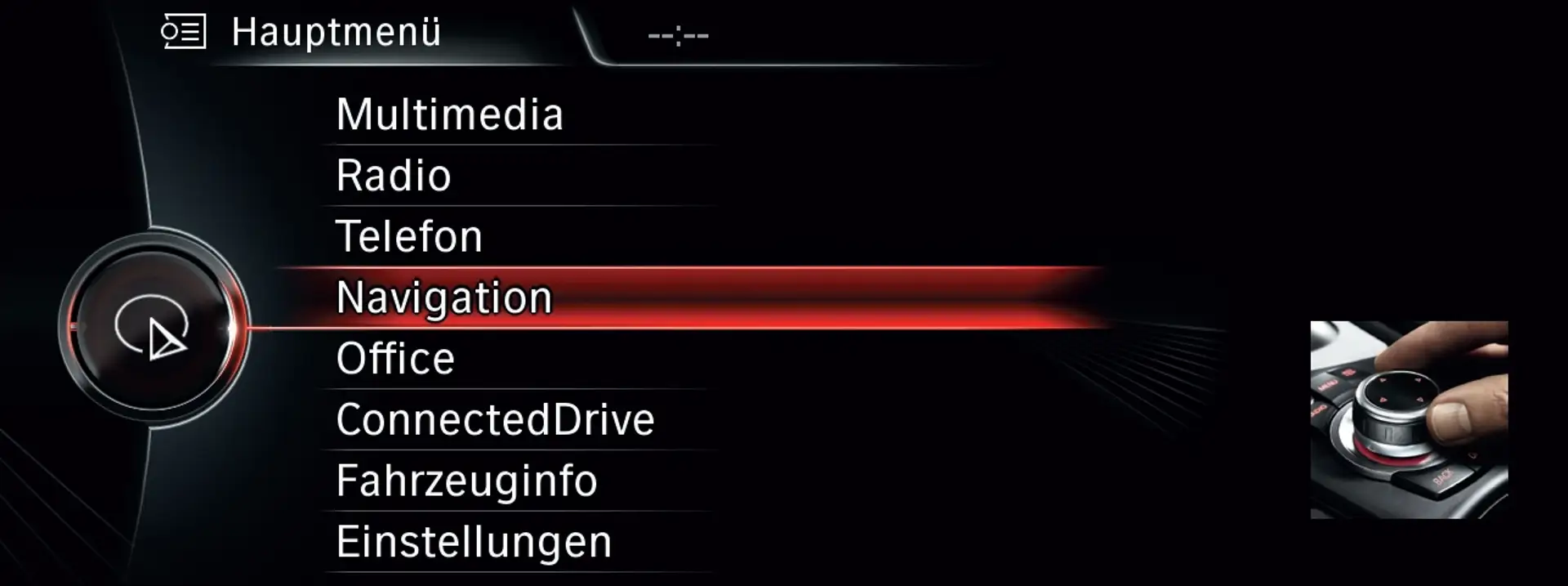 BMW Display Navigation