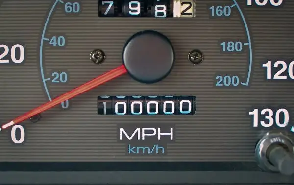 Auto Tacho Kilometerstand 10.000 Kilometer