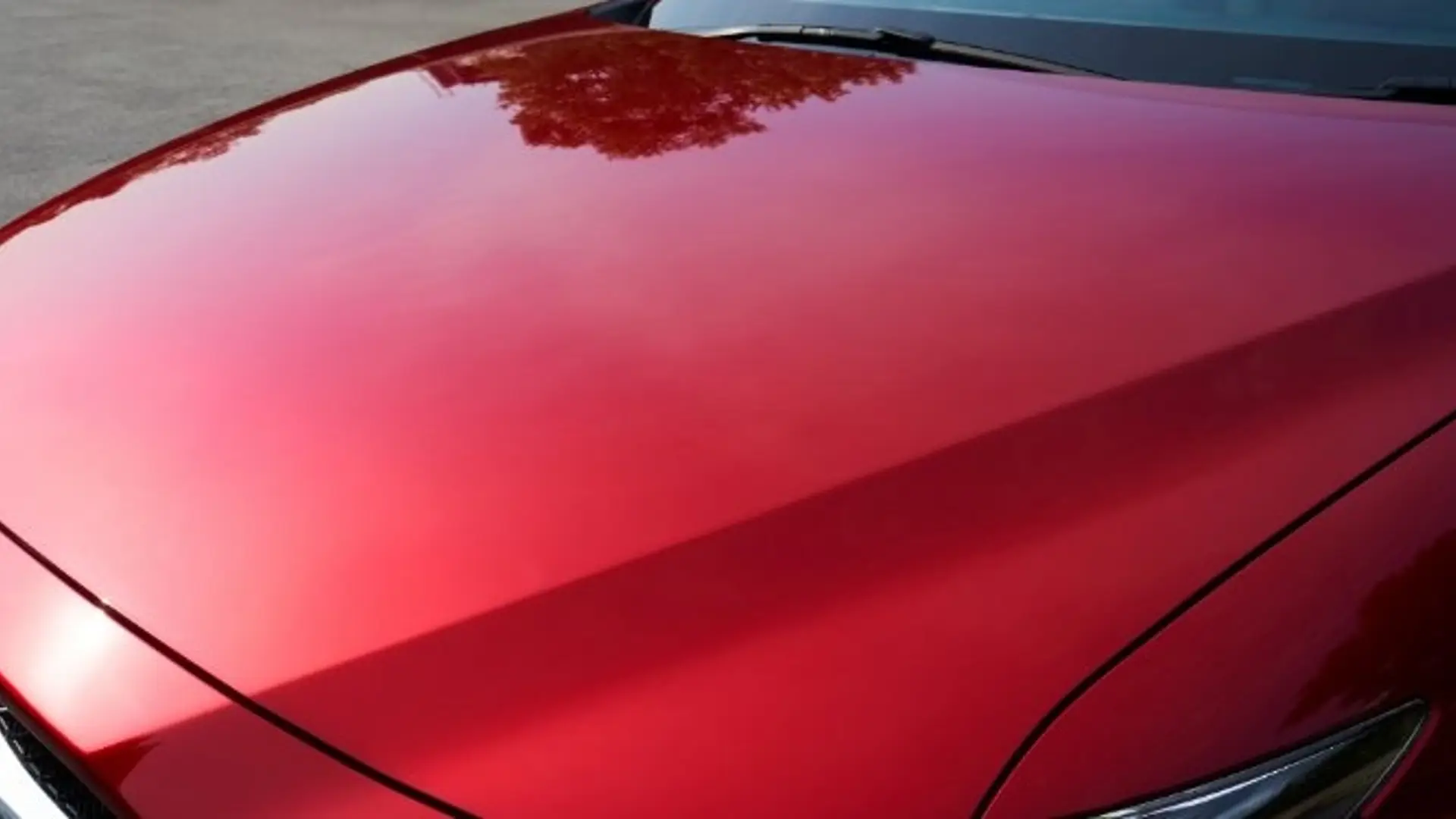 Rotes Auto Metallic Lack