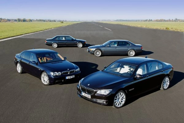 BMW 7er 4 Generationen
