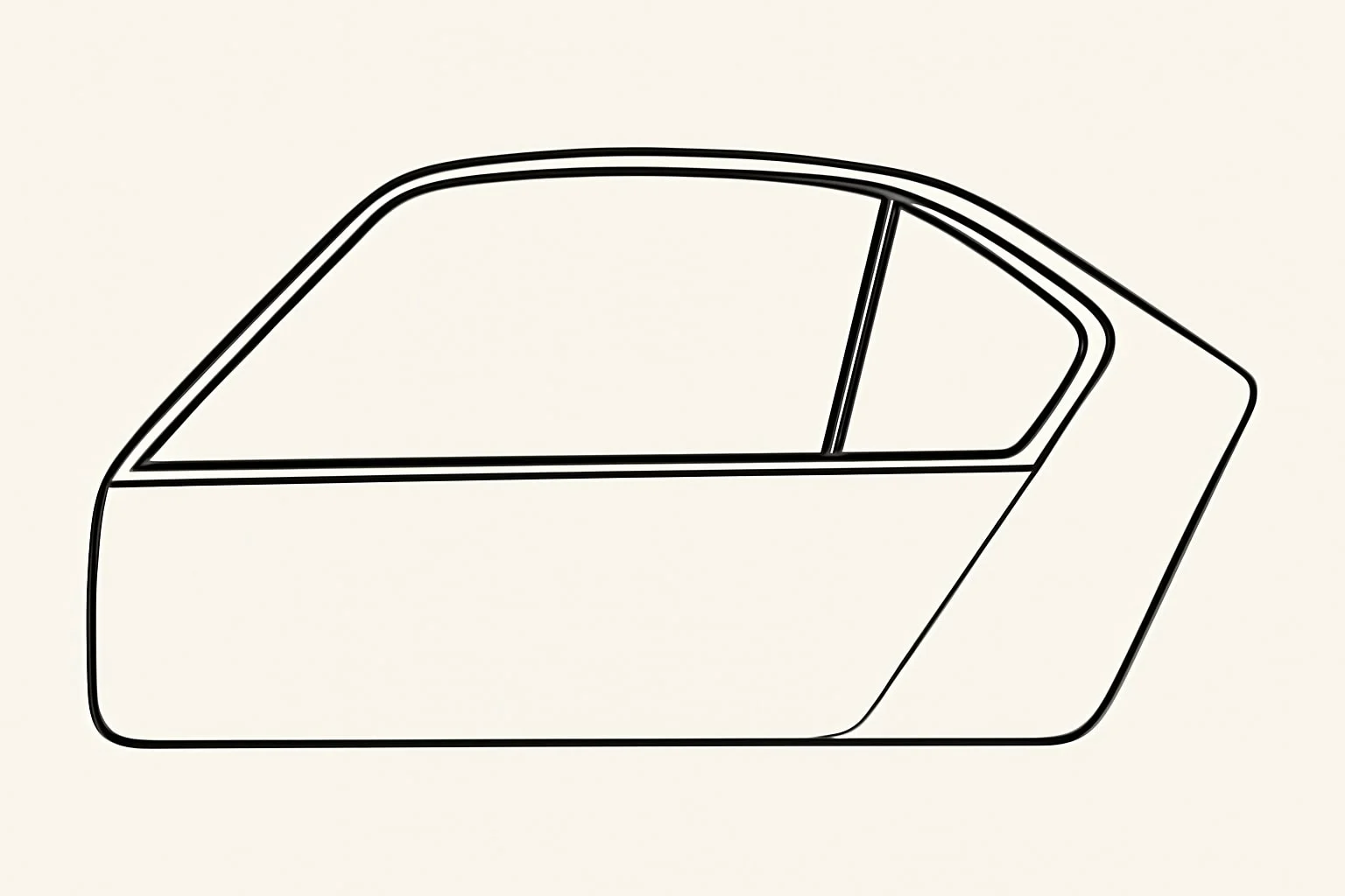 Zeichnung des Hofmeisterknicks bei BMW Autos