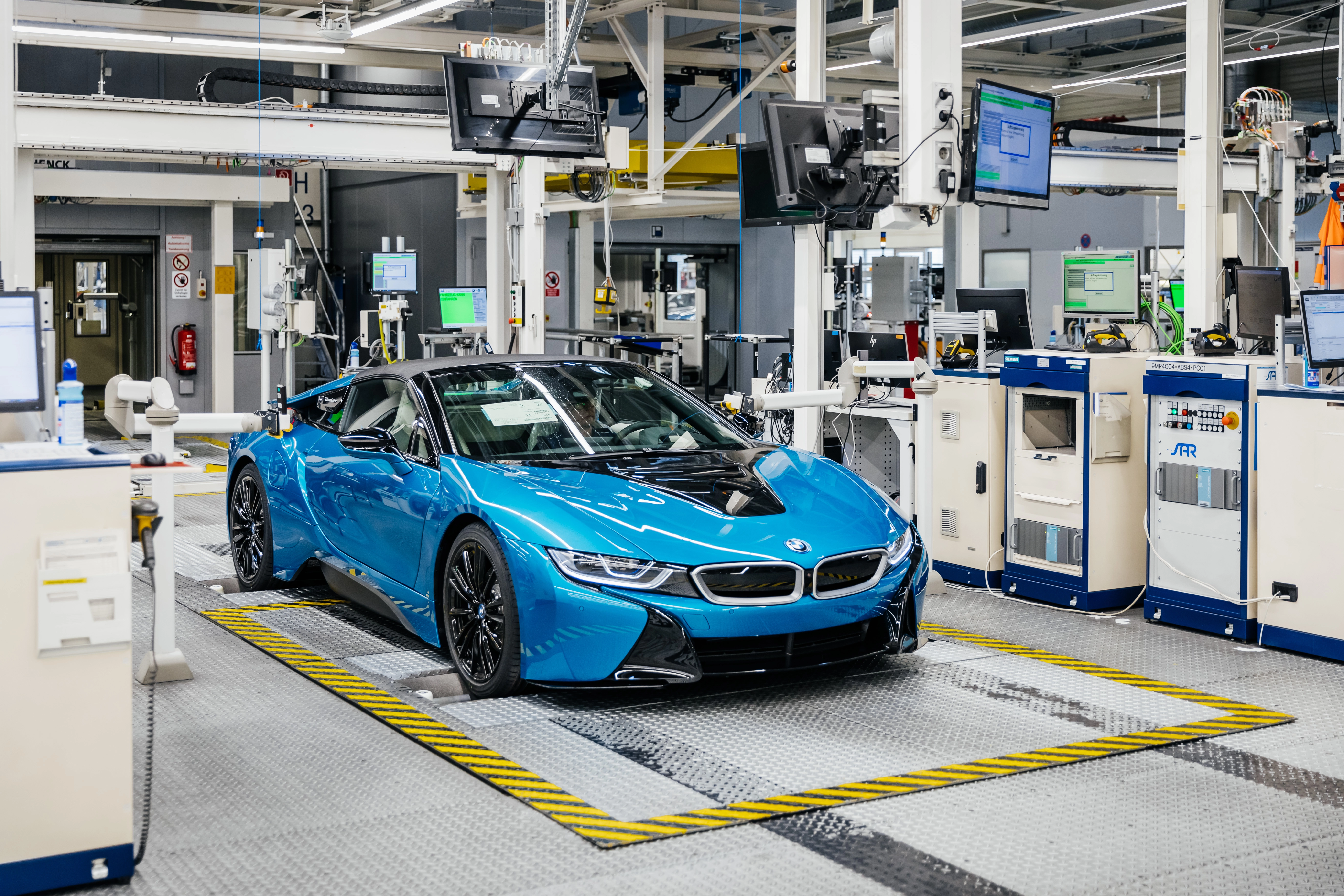 BMW i8 Roadster Produktionsstätte in Leipzig