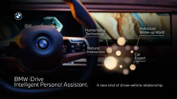 BMW iDrive Intelligent Personal Assistant
