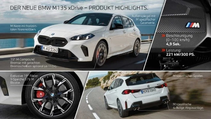 BMW M135 xDrive 2024 Highlights