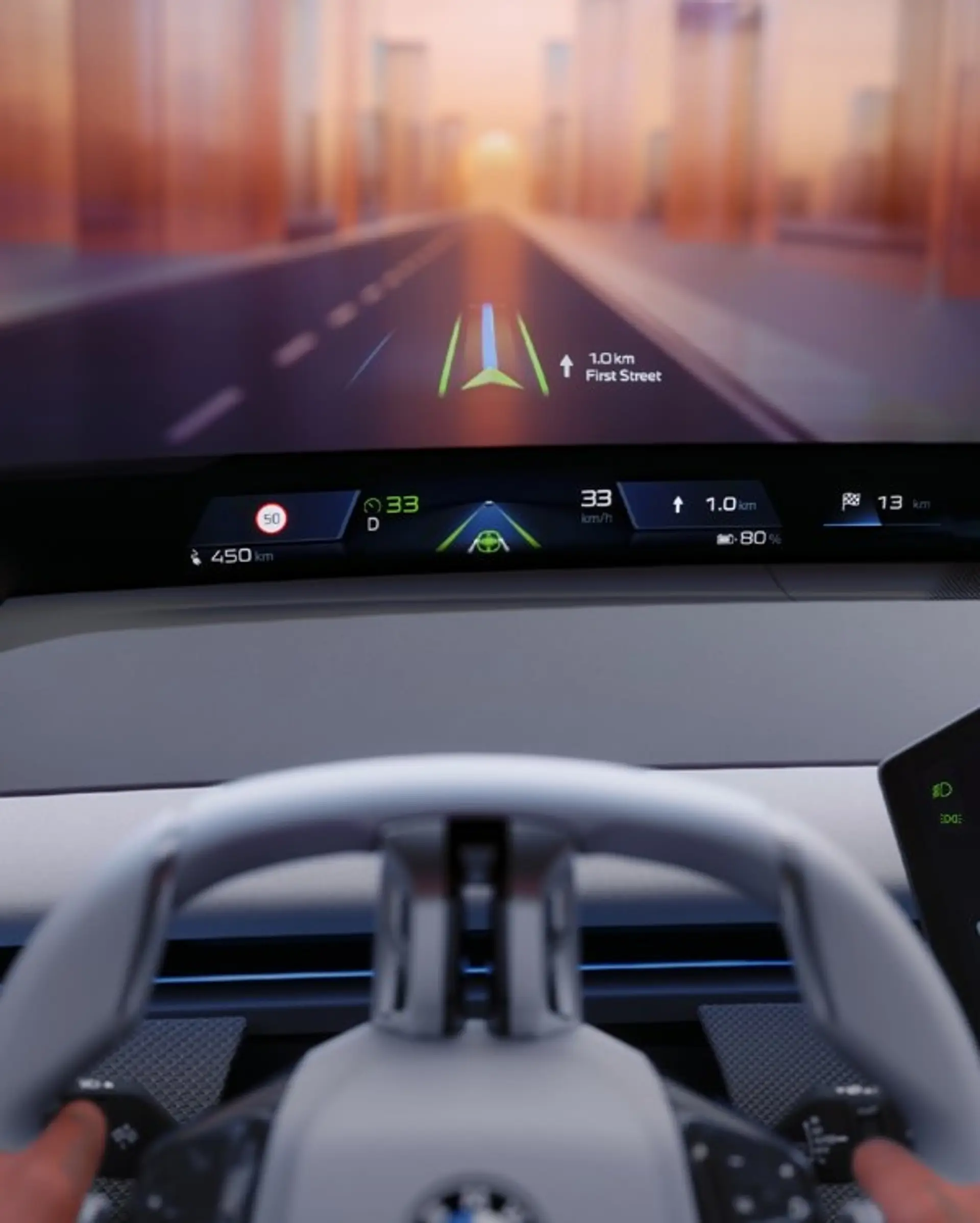 BMW Panoramic iDrive Head-up Display