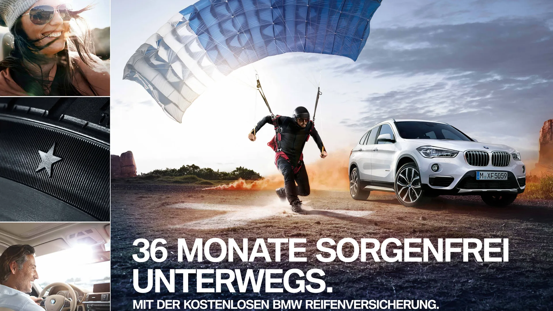 Neue Reifenversicherung für BMW und MINI: Kostenlos versichert für 36 Monate!