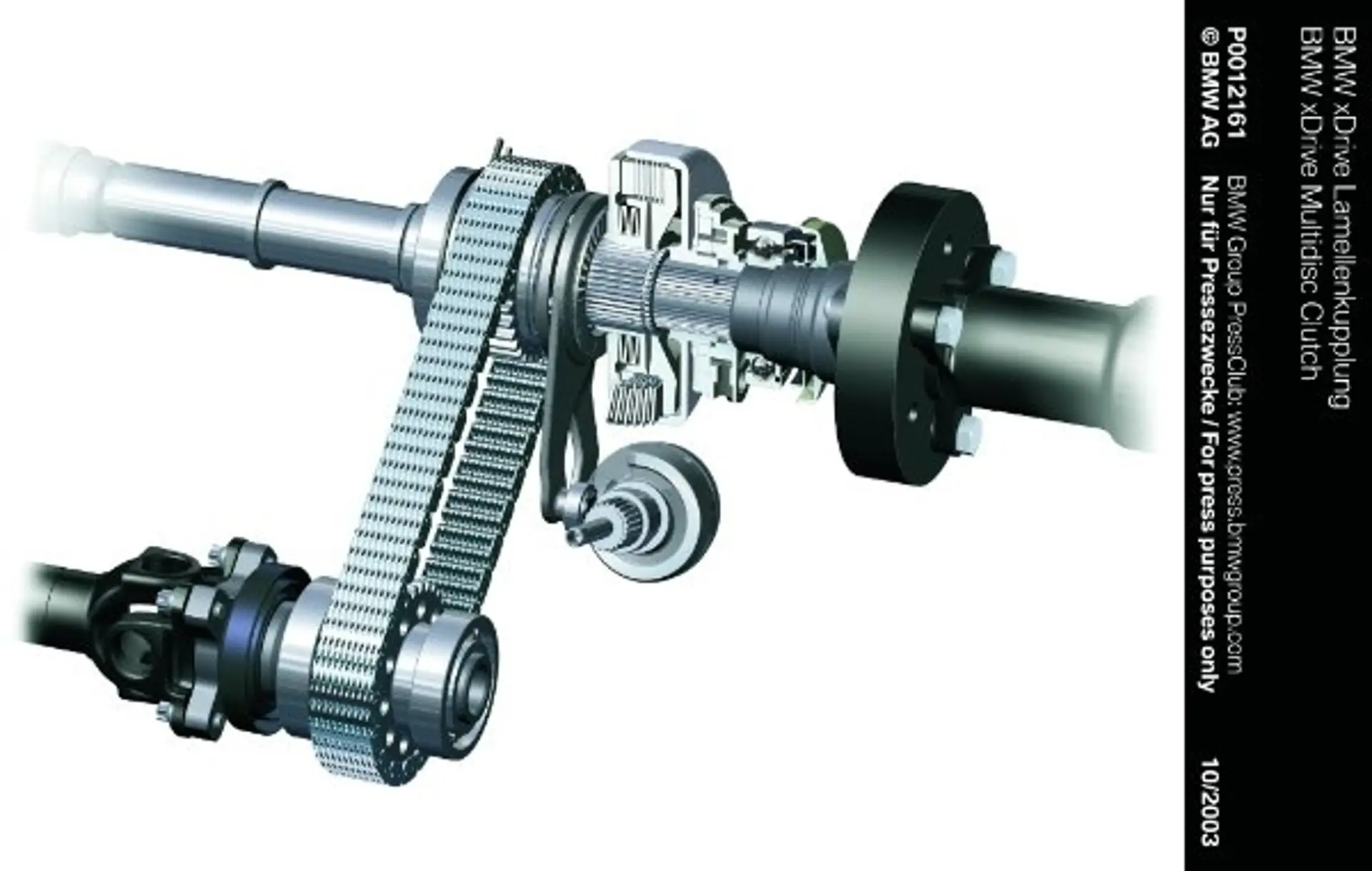 Technische Detail xDrive Lamellenkupplung
