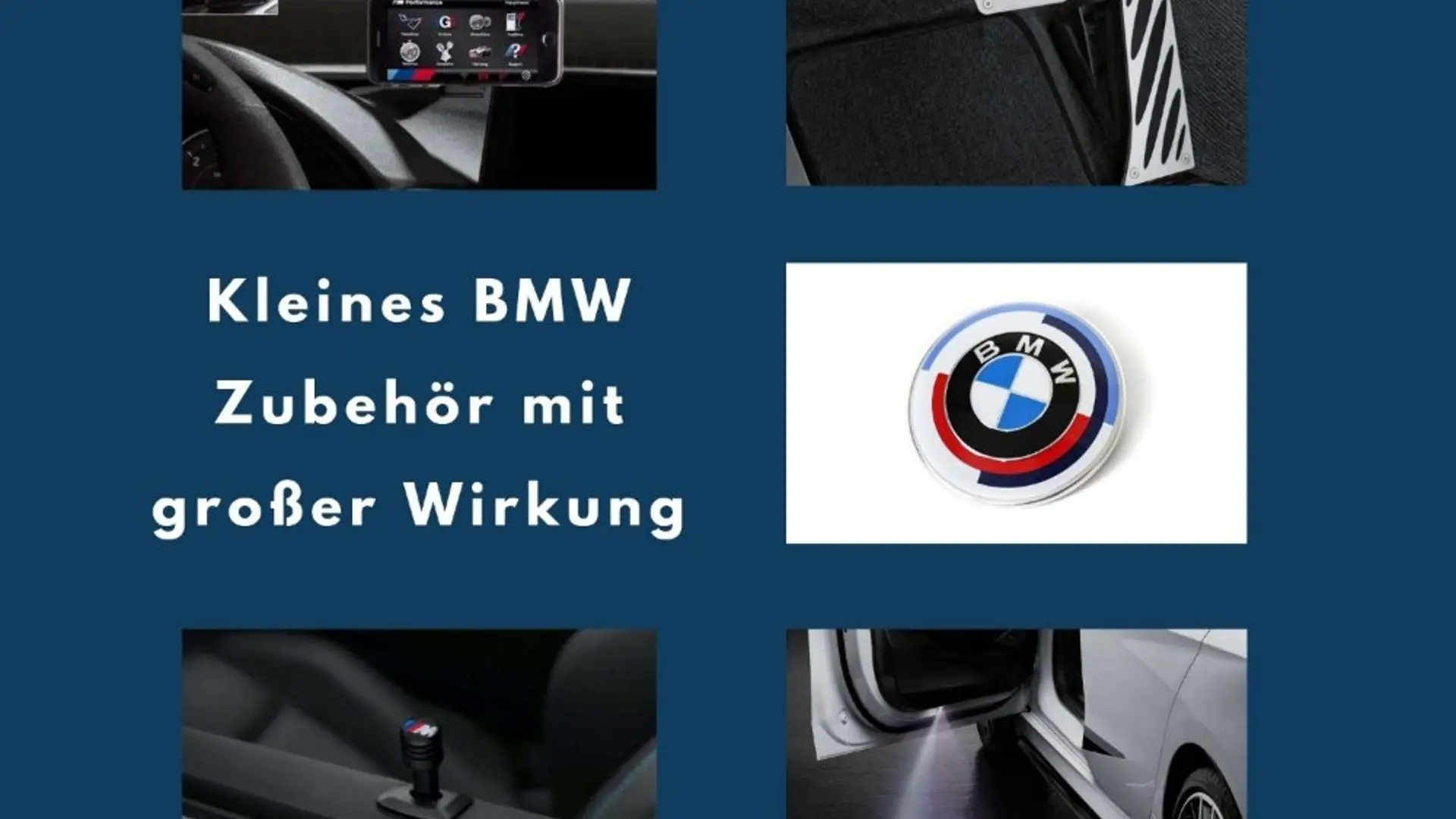 10 Produkttipps, um mit kleinem Geld Ihren BMW zu personalisieren