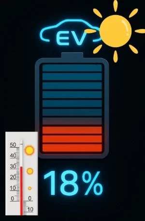 E-Auto: Verbrauch der Klimaanlage im Sommer 