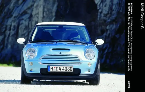 Bild vom ersten mini Cooper in 2002