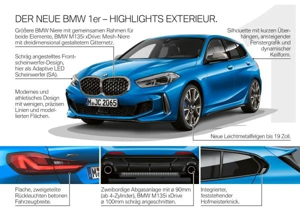 bmw 1er f40 2019 exterieur