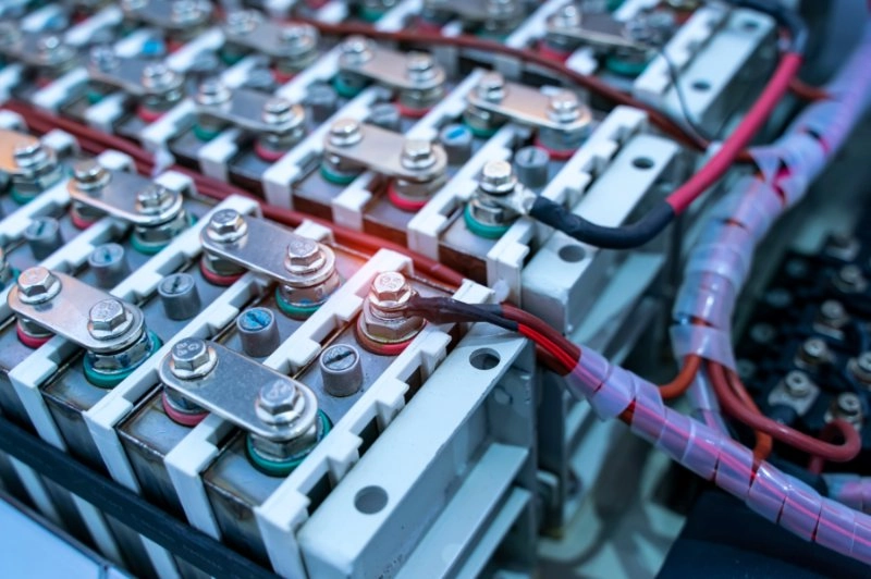 Darstellung einer Lithium Ionen Batterie