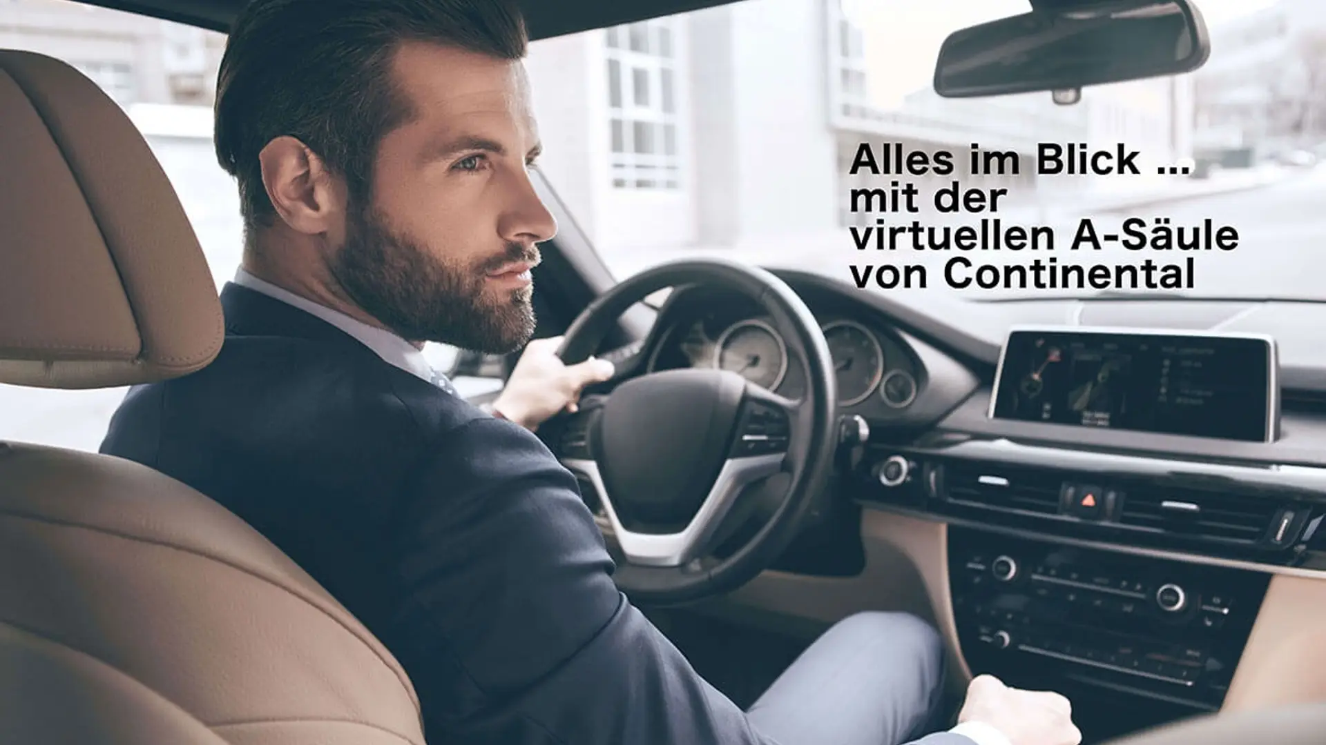 Virtuelle A-Säule von Continental: Erweitertes Sichtfeld erhöht die Sicherheit beim Fahren