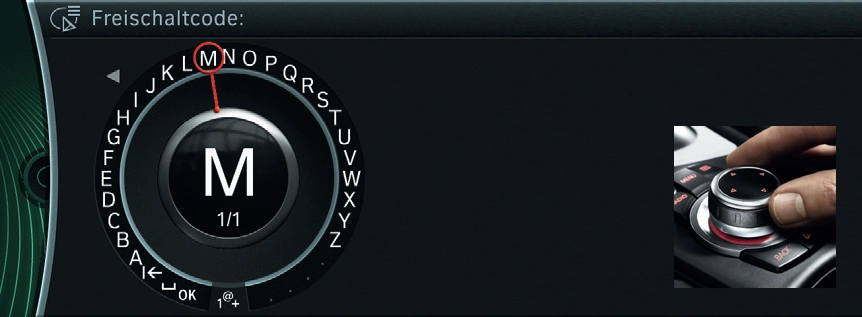 BMW Display Navigation Schritt 3