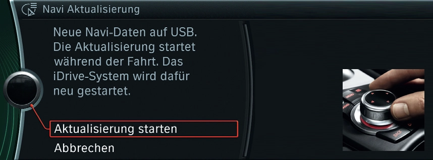 BMW Navigation Aktualisierung Move Schritt 2