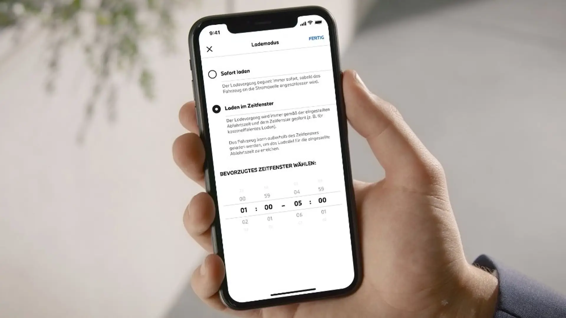 BMW App Timer laden Standheizung