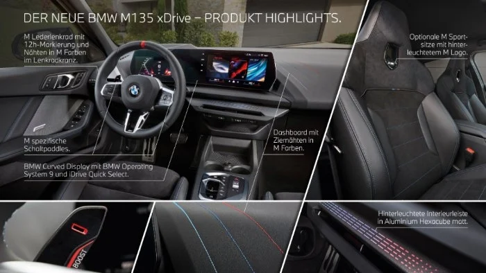 BMW 1er M135 2024 Interieur