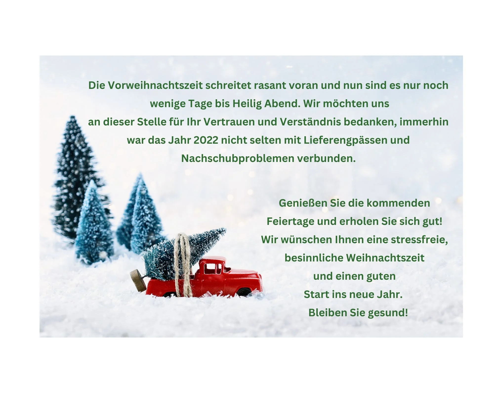 Frohe Weihnachten und guten Rutsch ins Jahr 2023!