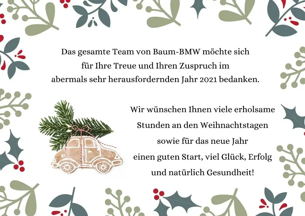 Frohe Weihnachten und einen guten Rutsch ins Jahr 2022!