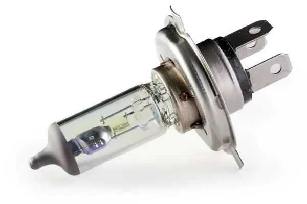Xenon-Brenner für Fahrzeugbeleuchtung mit Metallfassung und elektrischen Steckkontakten