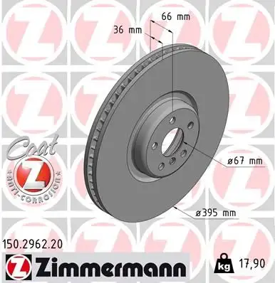 ZIMMERMANN Bremsscheibe IZIN150296220