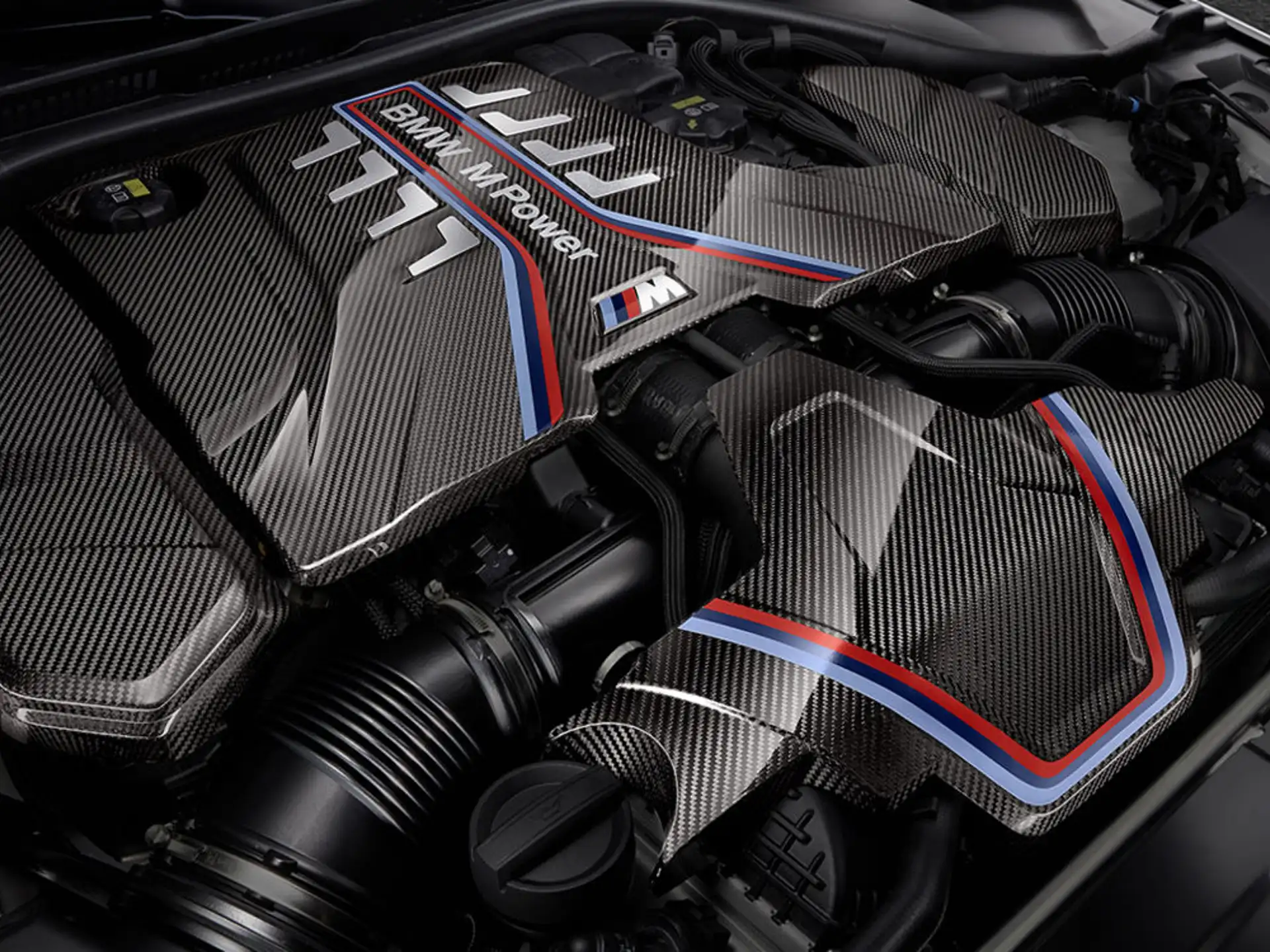 BMW M Performance Erweiterungssatz Motorabdeckung Carbon M5 F90 M8 F91 F92 F93