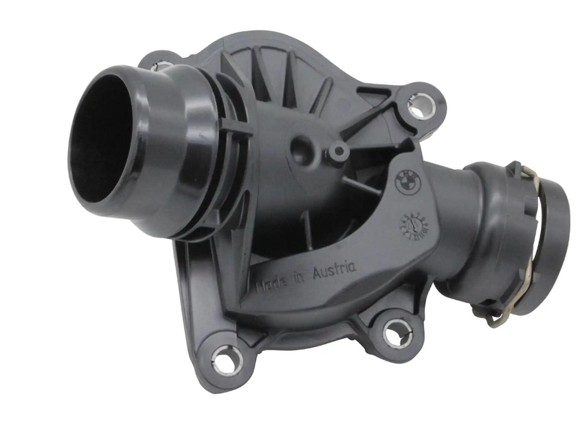 BMW Thermostat mit Anschlussstutzen E46 E53 E60 E61 E63 E64 E65 E66 E70 E71 E83 E87 E90 E91 E92 E93 11517805811