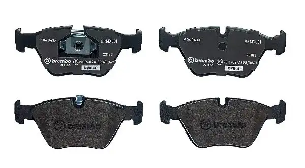 BREMBO Bremsbelagsatz, Scheibenbremse IBROP06043X