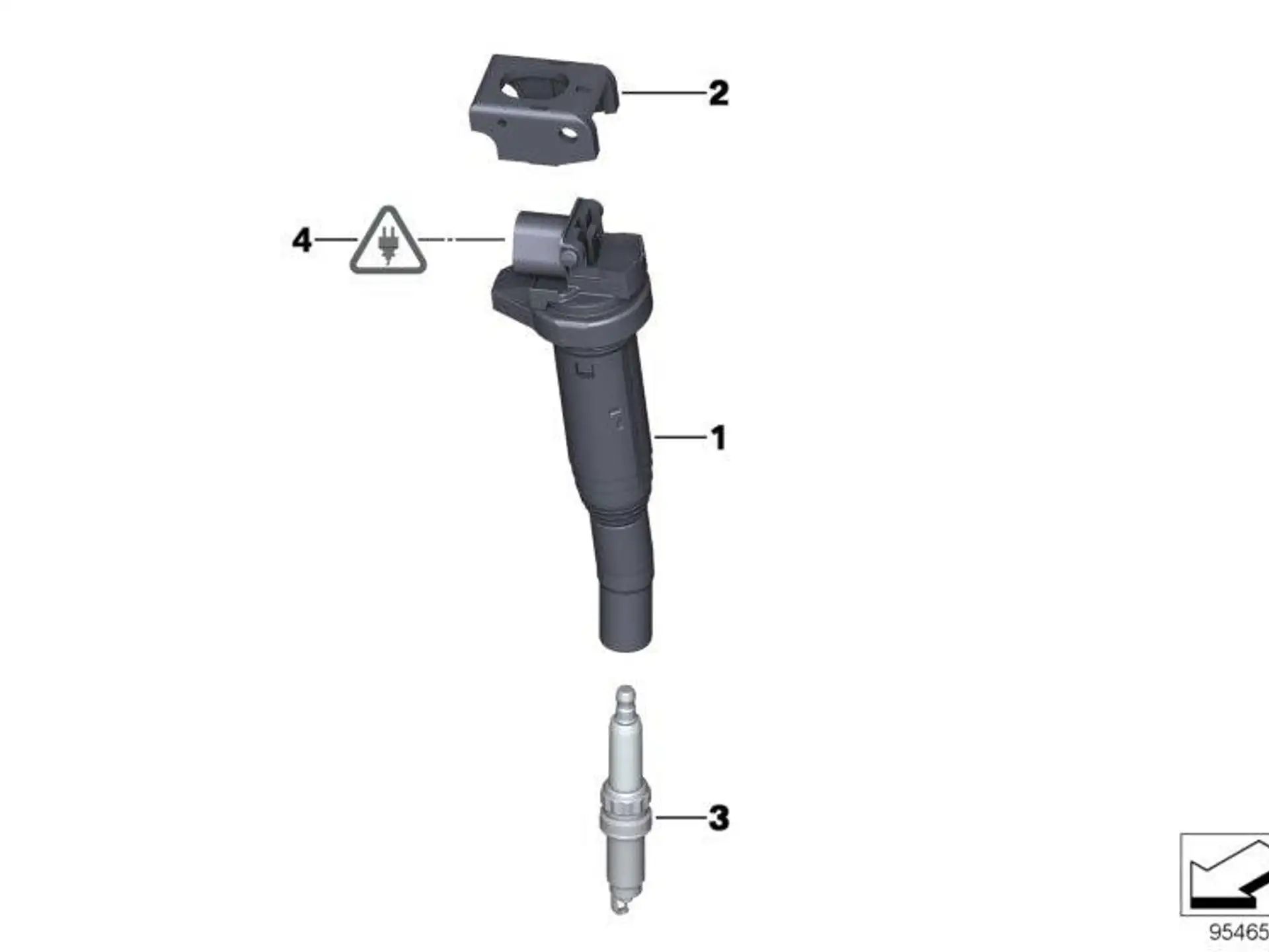 BMW Zündspule 12135A06753