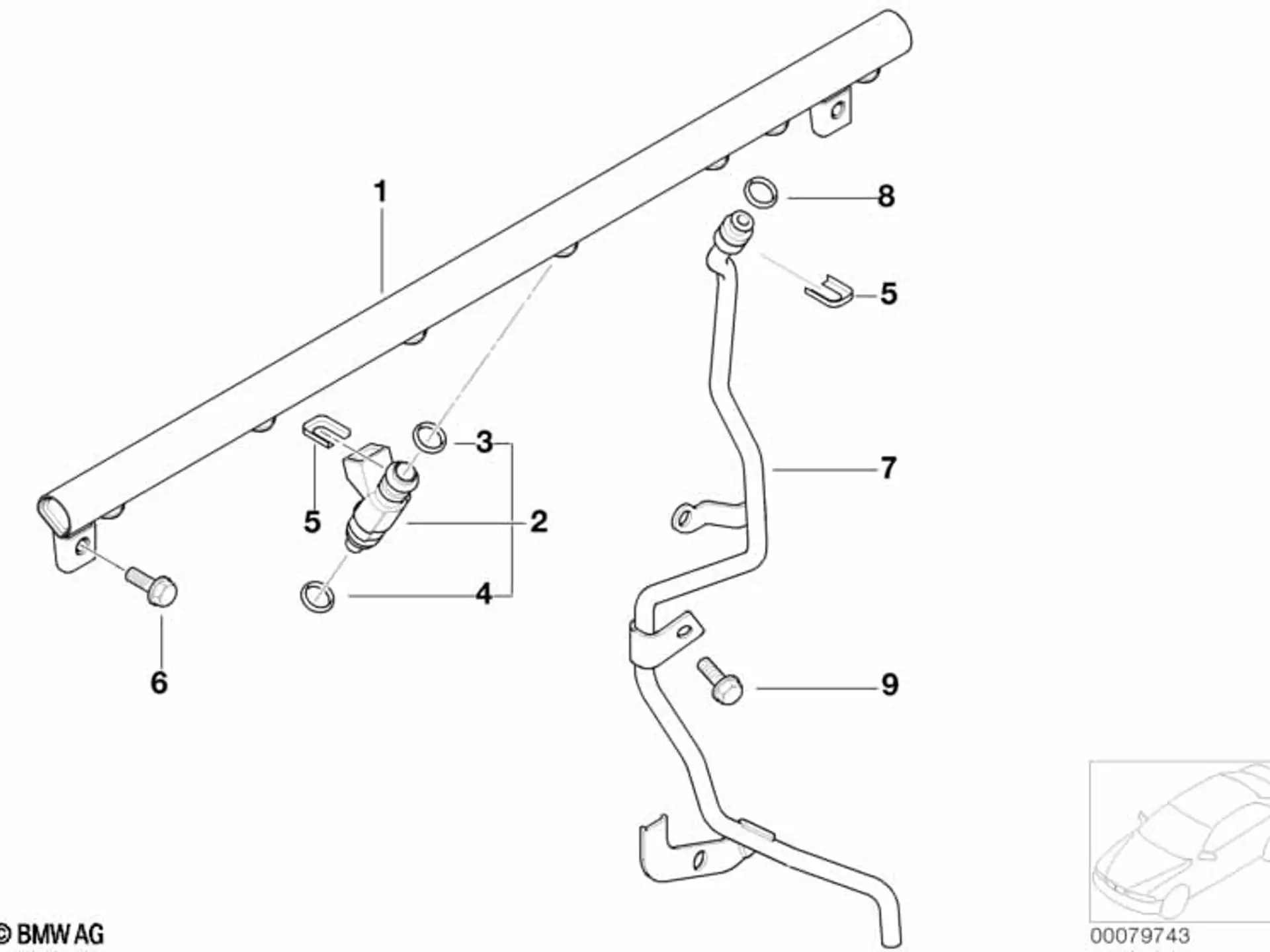 BMW O-Ring (9,3x2,62) 3er E46 5er E39 Z3 E36 Z4 E85 E86 Z8 E52