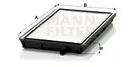 MANN-FILTER Filter, Innenraumluft IMARCU2835