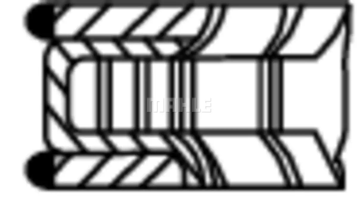 MAHLE Kolbenringsatz IMAE081RS001040N0