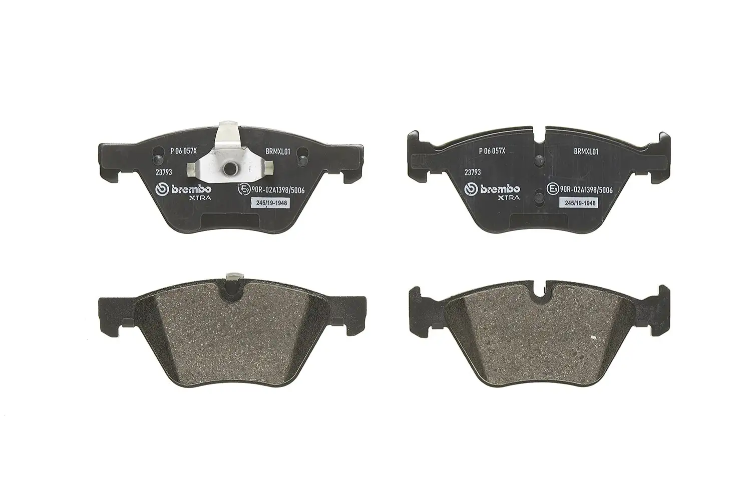 BREMBO Bremsbelagsatz, Scheibenbremse IBROP06057X