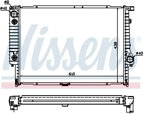 NISSENS Kühler, Motorkühlung 5707286192379