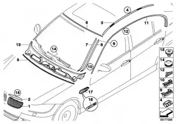 BMW Ziergitter Front 51137931236