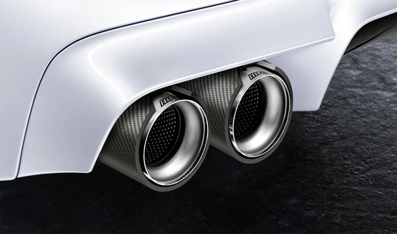 BMW M Performance Endrohrblende Carbon (1 Stück) 5er F10 6er F06 F12 F13