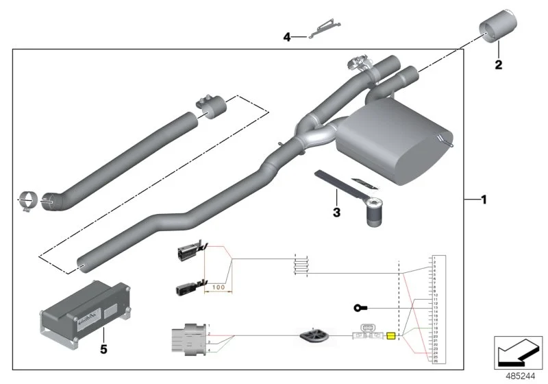 MINI John Cooper Works Pro Klappenschalldäpfer System F56