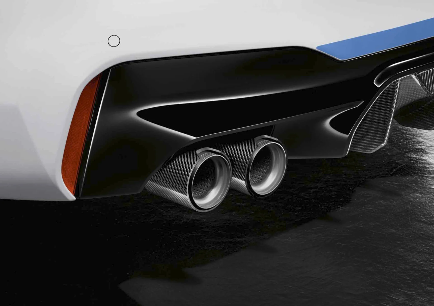 BMW M Performance Endrohrblende Carbon M2 F87