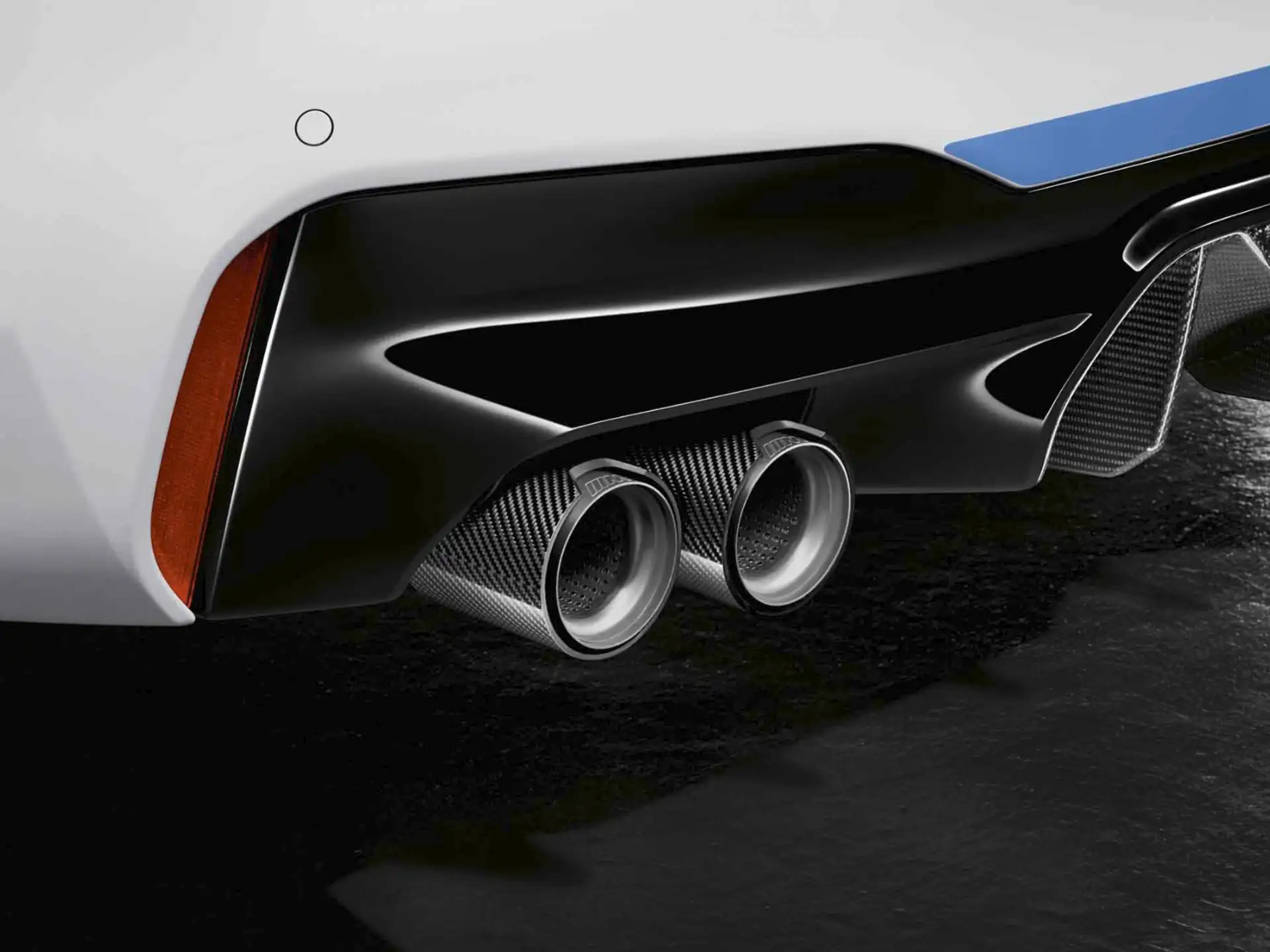 BMW M Performance Endrohrblende Carbon M2 F87