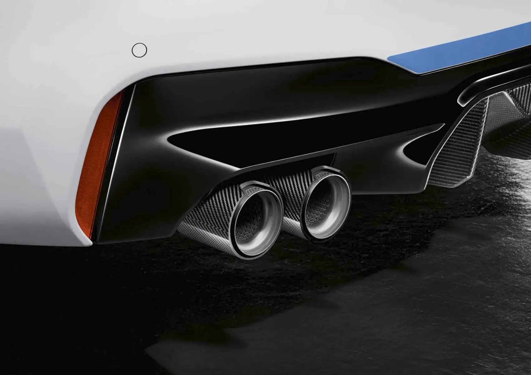 BMW M Performance Endrohrblende Carbon M2 F87