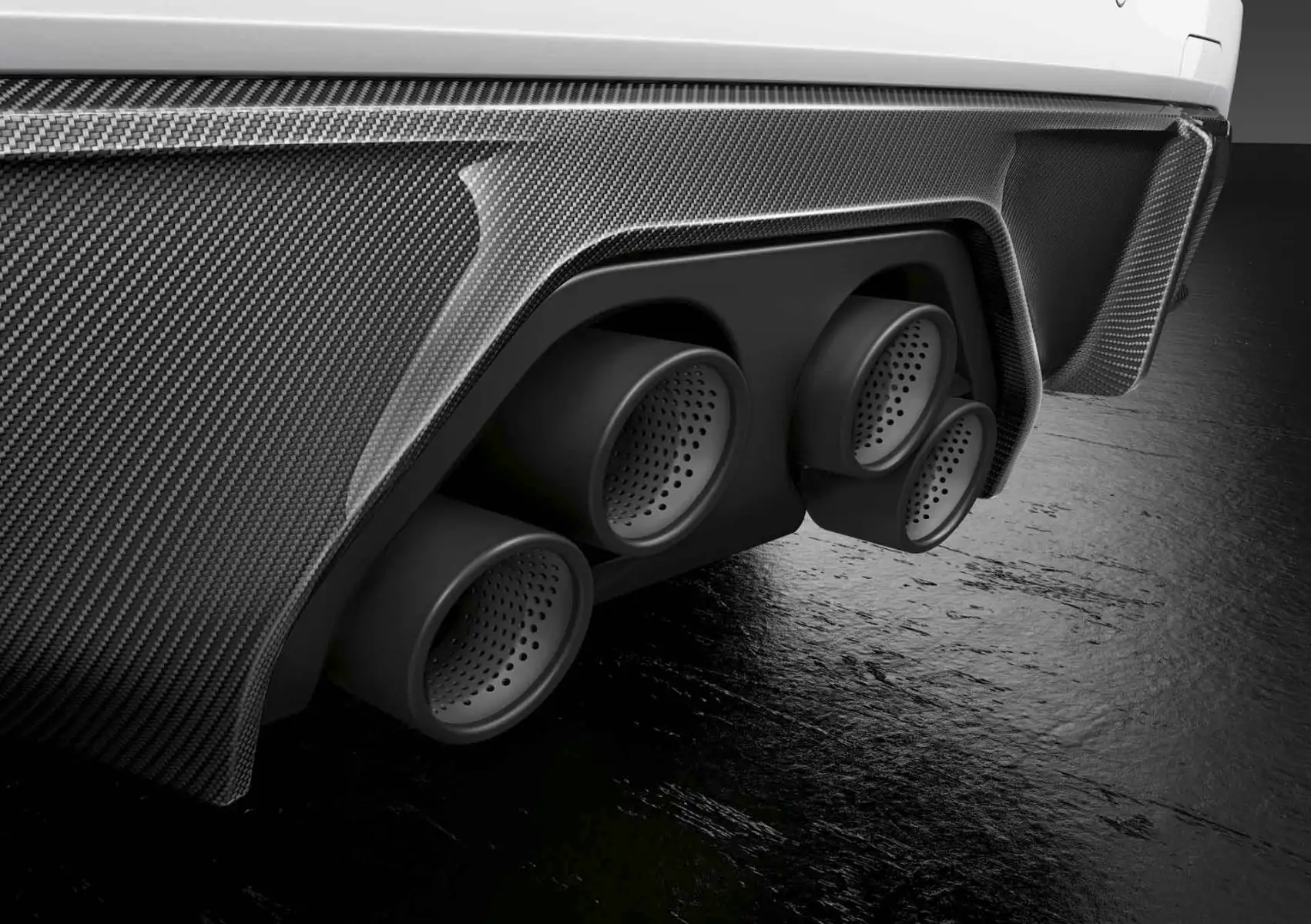 BMW M Performance Endrohrblendenmodul Titan M3 G80 G81 M4 G82 G83