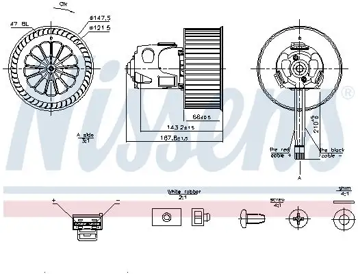 NISSENS Innenraumgebläse INIS87240