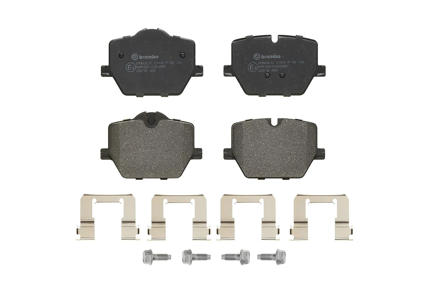 BREMBO Bremsbelagsatz, Scheibenbremse IBROP06116