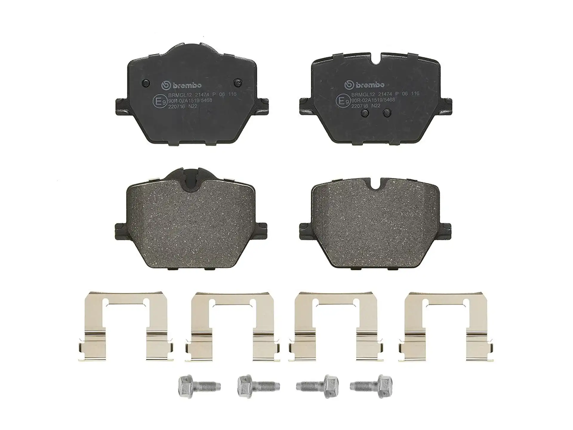 BREMBO Bremsbelagsatz, Scheibenbremse IBROP06116