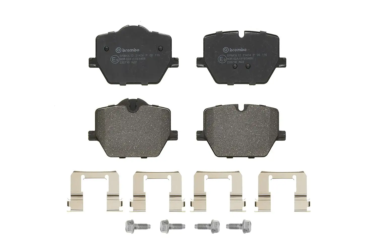 BREMBO Bremsbelagsatz, Scheibenbremse IBROP06116