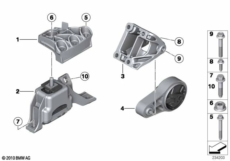 MINI Motorlager R55 R56 R57 R58 R59 R60 R61