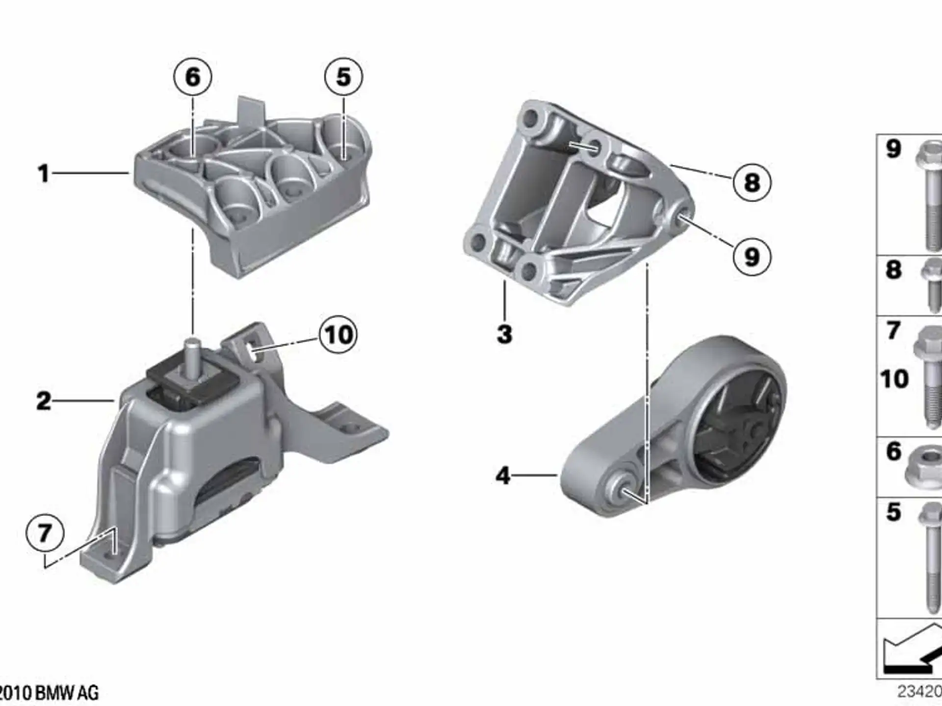 MINI Motorlager R55 R56 R57 R58 R59 R60 R61