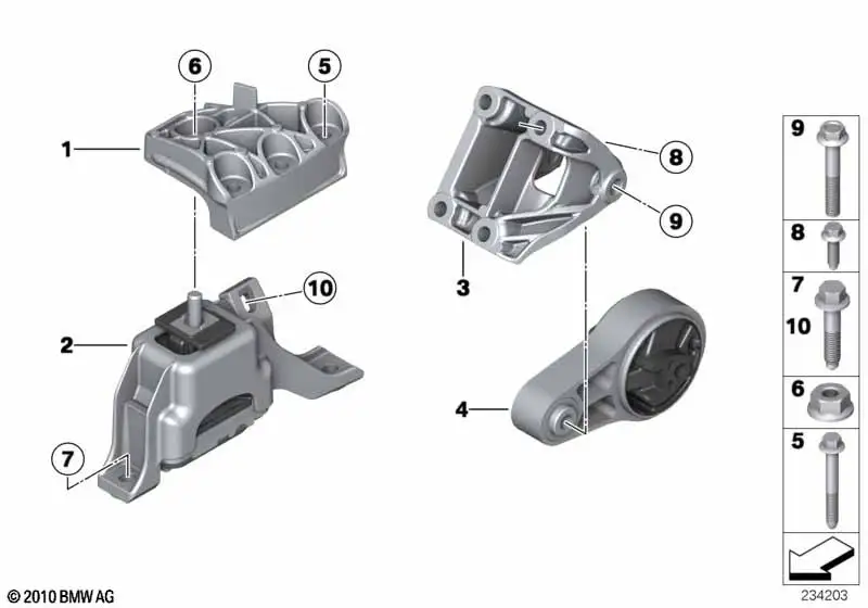 MINI Motorlager R55 R56 R57 R58 R59 R60 R61